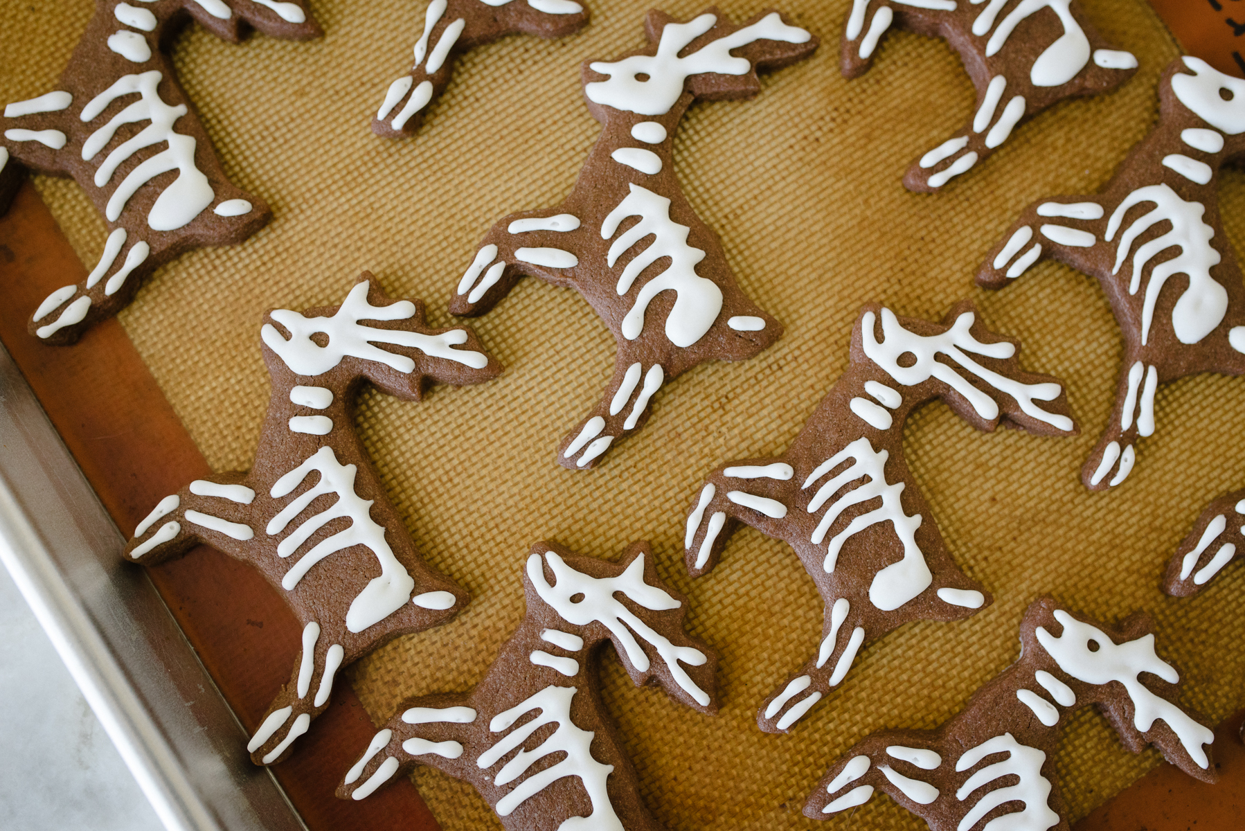 reindeer skeleton cookies